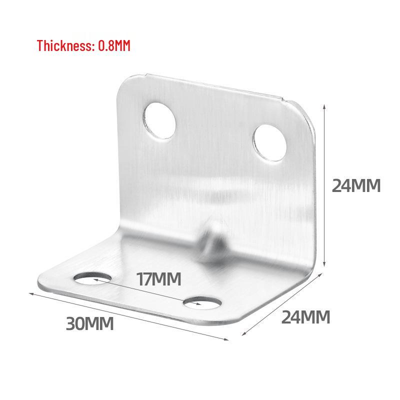 Kostenloser Versand 90° L-förmige Winkel für Holzregale, Tische, Stühle, Schränke, Kleiderschränke und Eisenstützen