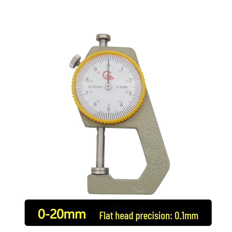 G-Type Thickness Gauge for Cloth, Film, and Paper, 0-10mm Range, 0.01mm Precision
