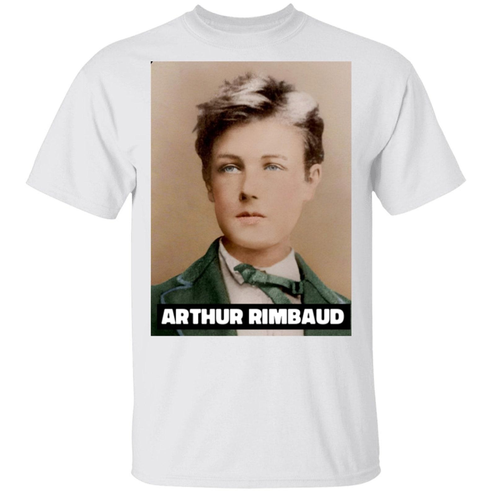 Arthur Rimbaud French Symbolist Poet T shirt A Season In Hell Writer Poet PortraiT shirt G500 5.3 oz. T shirt 4XL