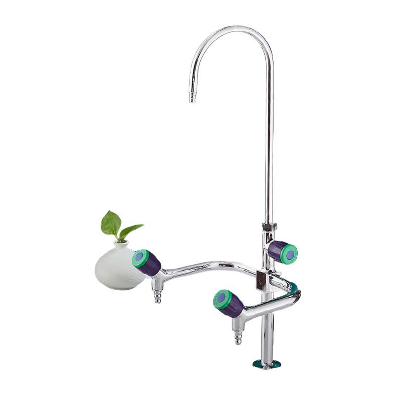 Zhu Cang Three-Way Electroplated Copper Lab Faucet