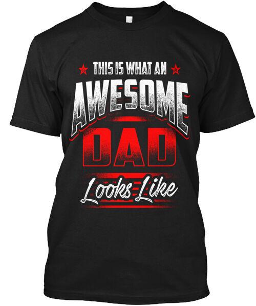 

Awesome Dad Fathers Day T-Shirt Made in the USA Size S to 5XL M