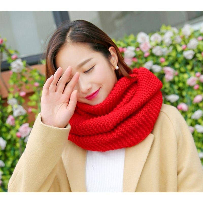 Winter Versatile Thick Yarn Pullover Scarf For Men And Women