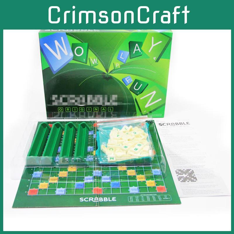 Classic Scrabble Original Word-forming Board Game For Family Fun And Learning