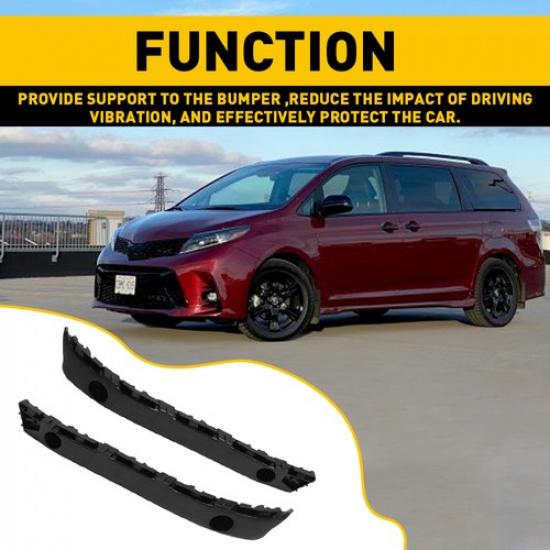 Front Retainer Left+Right Bumper Set Brackets Of 2 For Toyota 2011- Sienna