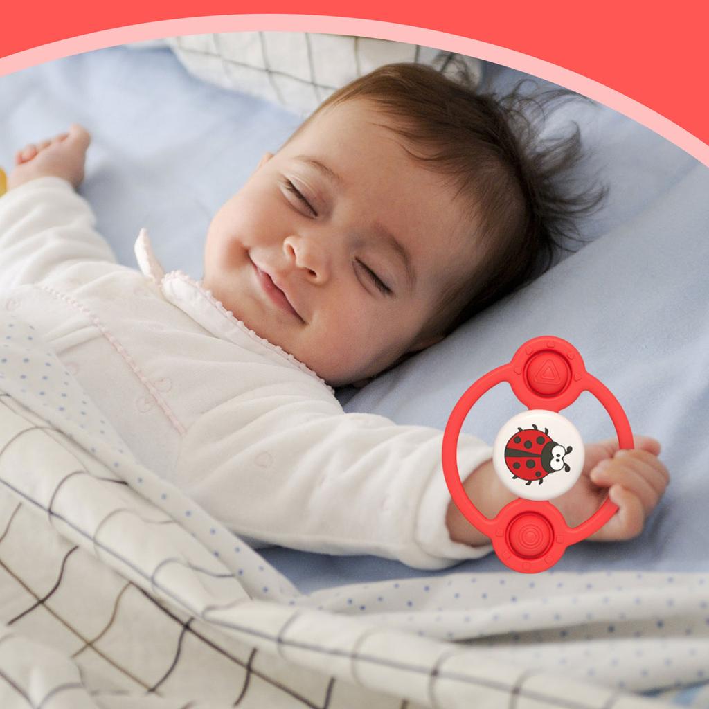 Children's Toys Silicone Baby Turn Around Music Baby Six Months Can Chew Musical Instrument 01 Years Old