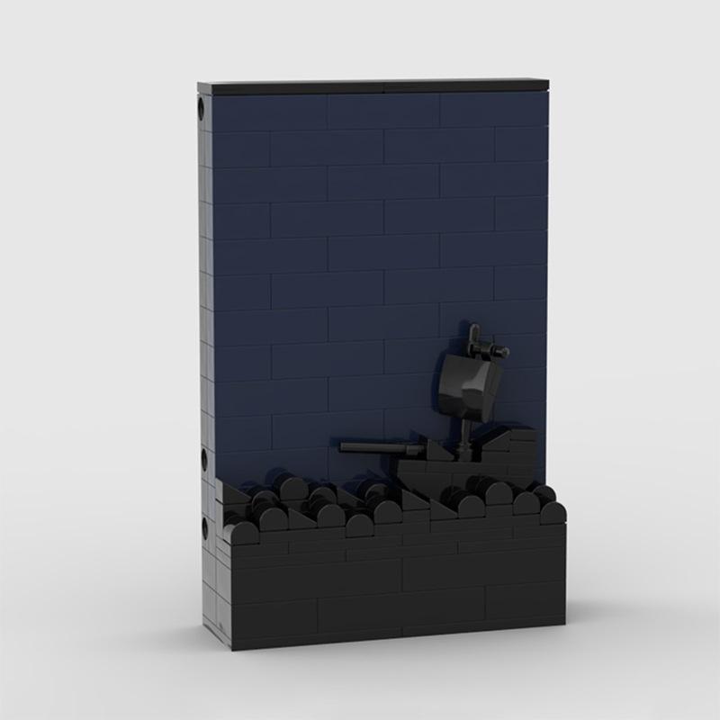 Compatible Building Blocks MOC Space Age Story – Dark World Creative Assembly Mini Scene Display Piece