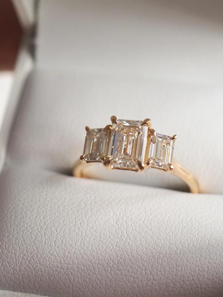 925 Sterling Silver Gorgeous Shiny Rectangle Zircon Ring For Women Engagement Wedding Romantic Luxury High Quality Fine Jewelry