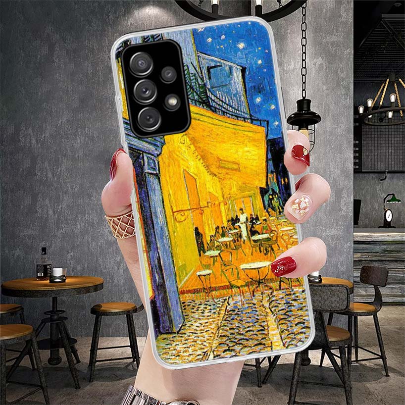 Van Gogh Oil Art Painting Soft Phone Case For Samsung Galaxy S22 S23 S24 S25 Edge S26 Ultra S20 FE S21 Plus + Fundas Coque Galax
