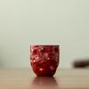Chinese Style Cup Red Sprinkling Gold Tea Cup Tea Utensils Kung Fu Cup Porcelain Art Drinkware Creative Retro Tea Accessories