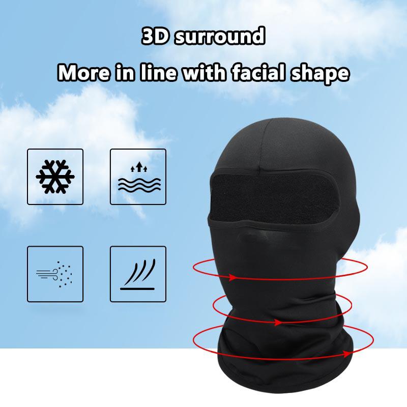 Balaclava Motorcycle Face Mask Moto Helmet Bandana Hood Ski Neck Full Face Mask Windproof Dustproof Face Shield Men'S Biker Mask