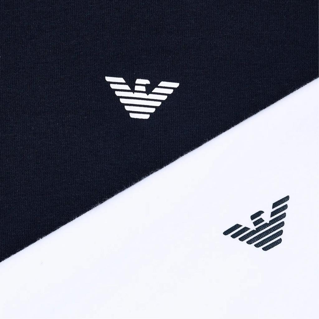 Emporio Armani FW25 Short Sleeve Crew Neck Eagle Logo Printed T-Shirt Men tops EM000391-AF10776-MB088