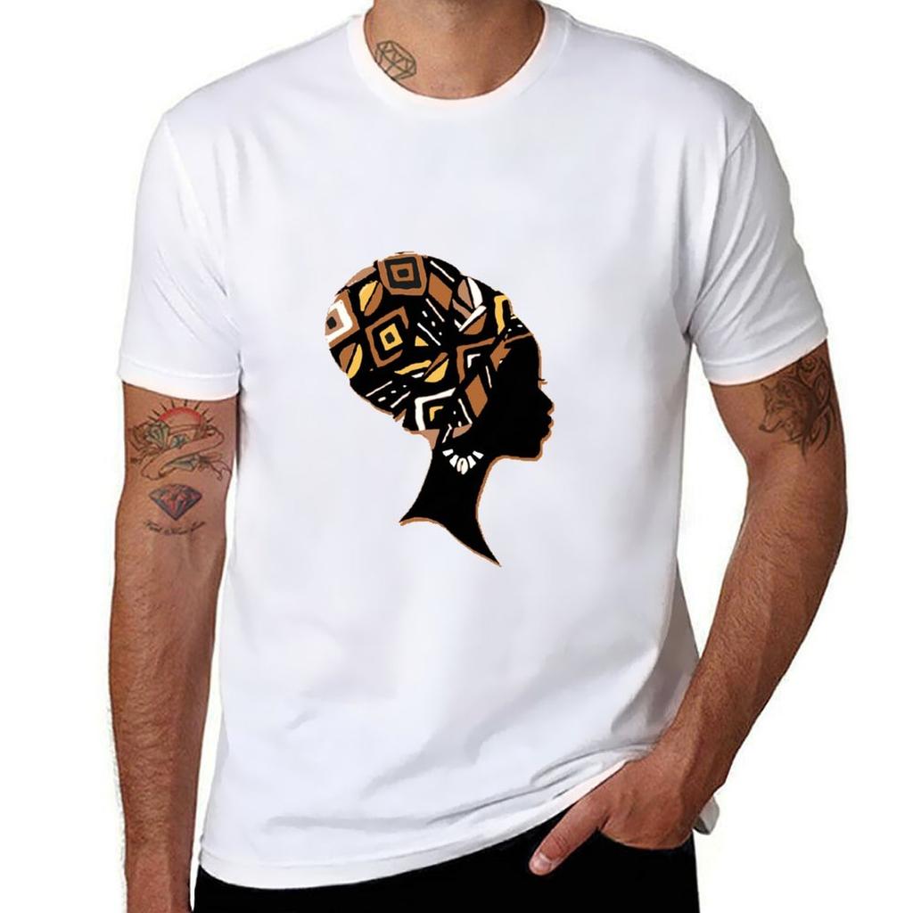 Lady Bogolan Tshirt Plus Size Gym Sports Tshirt