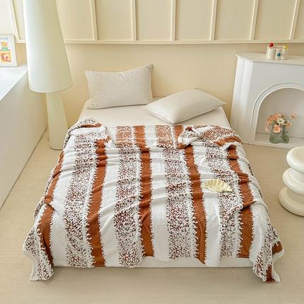 

Jacquard flannel blanket, stylish nap, Tafu air-conditioned dormitory nap, covered blanket, milk velvet thin design, new summer 100x150cm