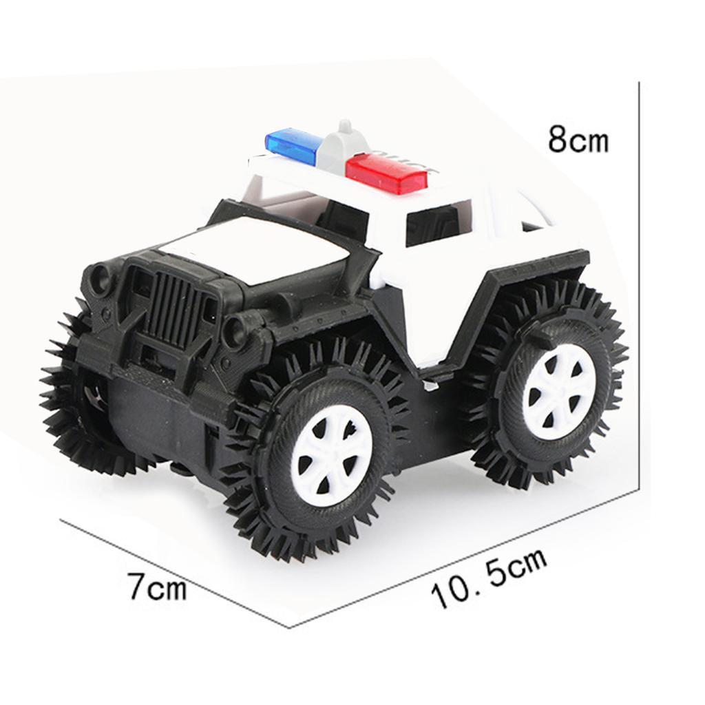 Kids Electric Flipping Truck Automatic Flipping Stunt Simulation Policed   Flipping Vehicle Toy for Boys Girls