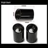 Black Round Tailpipe Cover for BMW X3/X4 G01/G02 - No Damage Installation