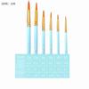 6PCS blue hand grips 6pcs pointed line drawing brushes nylon drawing tools  art craft creation