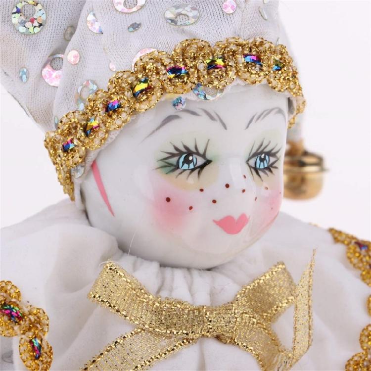 Schönes Dreieck Porzellanpuppen-Ornament für Paare, Freunde oder Heim-Enthusiasten Italienische Liebes-Anhängerpuppen