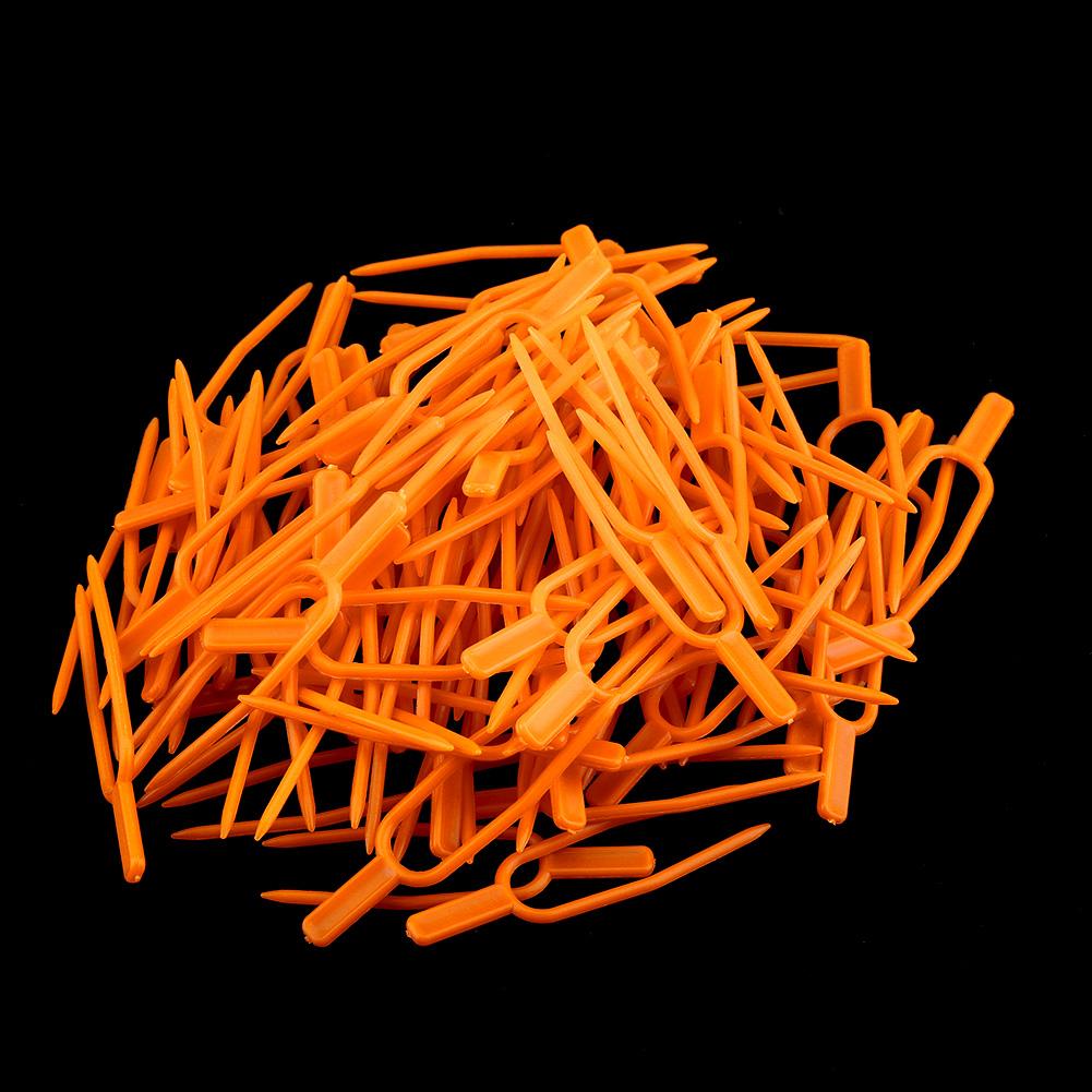 

100 шт. зажимы для крепления садовых растений многоразовые столоновые дынные лозы, закрепляющий инструмент