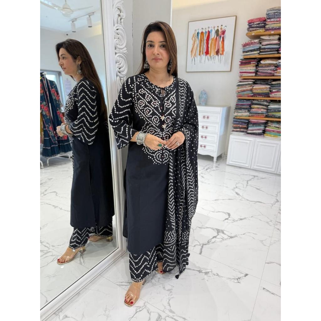 Bollywood Indian Women Kurti Pant Dupatta Set Designer Party Wear Top Kurta Set