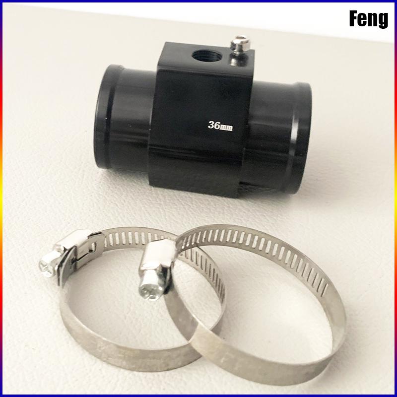 Car Modification Water Temperature Sensor Head Joint Sensor Radiator Adapter 1/8NPT Digital Water Temperature Gauge Voltmeter