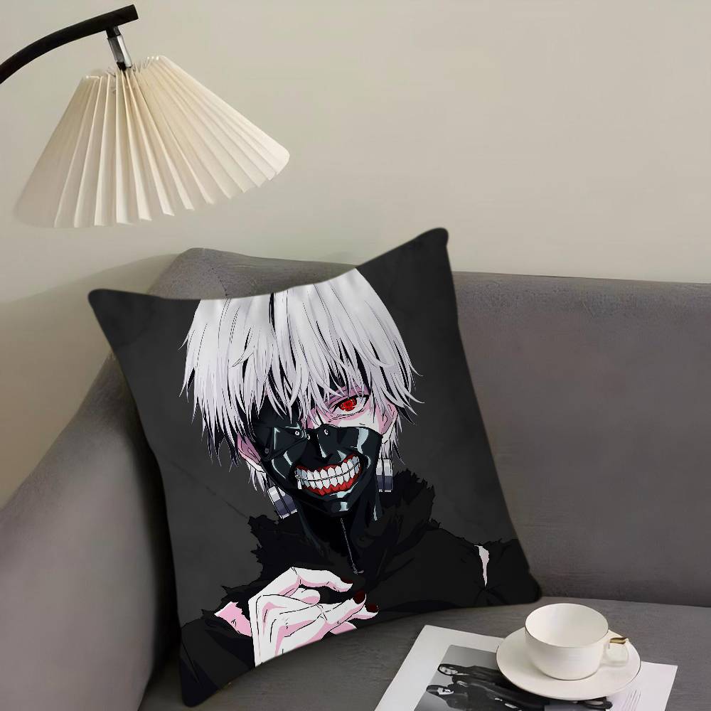 

T-Tokyo G-Ghoul Cushion Cover Pillow Cover Decor Pillowcase Printed Cushion Case For Couch 12x12Inch