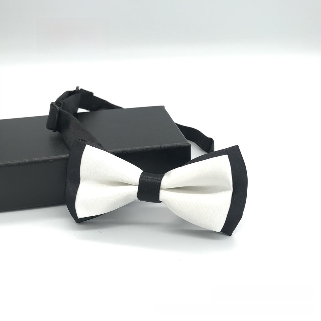 Childrens Double Layer Bicolor Bow Tie With Classic Style For Kids Formal Events
