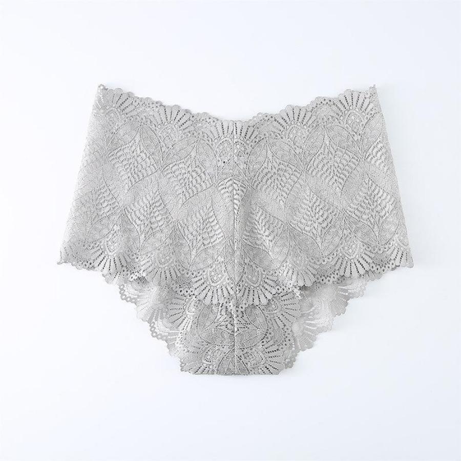 Plus Size High Waisted Sexy Lace Thong Damenunterwäsche No Trace Übergroße lose T-Höschen