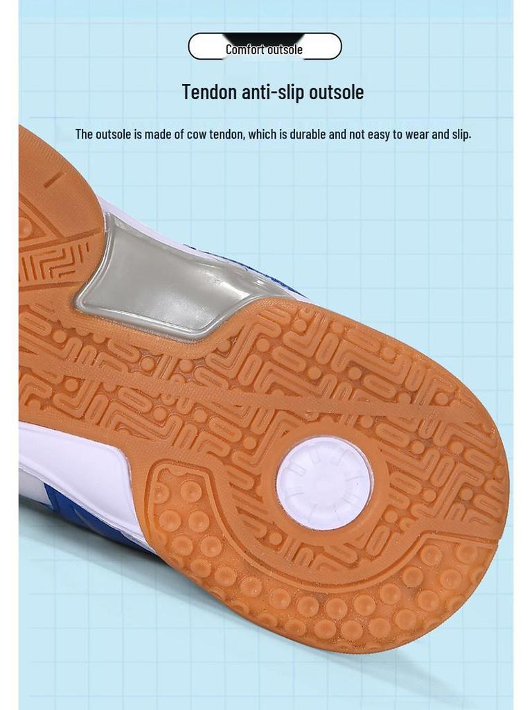 Men's Professional Lightweight Breathable Badminton Shoes - Non-Slip, Shock-Absorbing Sports Footwear