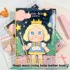 Magic Holding Crying Baby A5 Color Page Notebook Tide Play Cartoon Pu Leather Notepad High Value Girl Hand Account