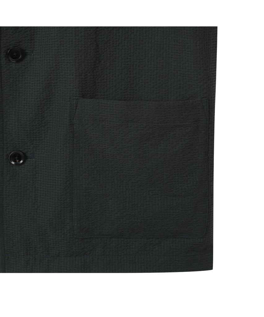 Customellow Green Check Work Jacket C9Jam25432Grx
