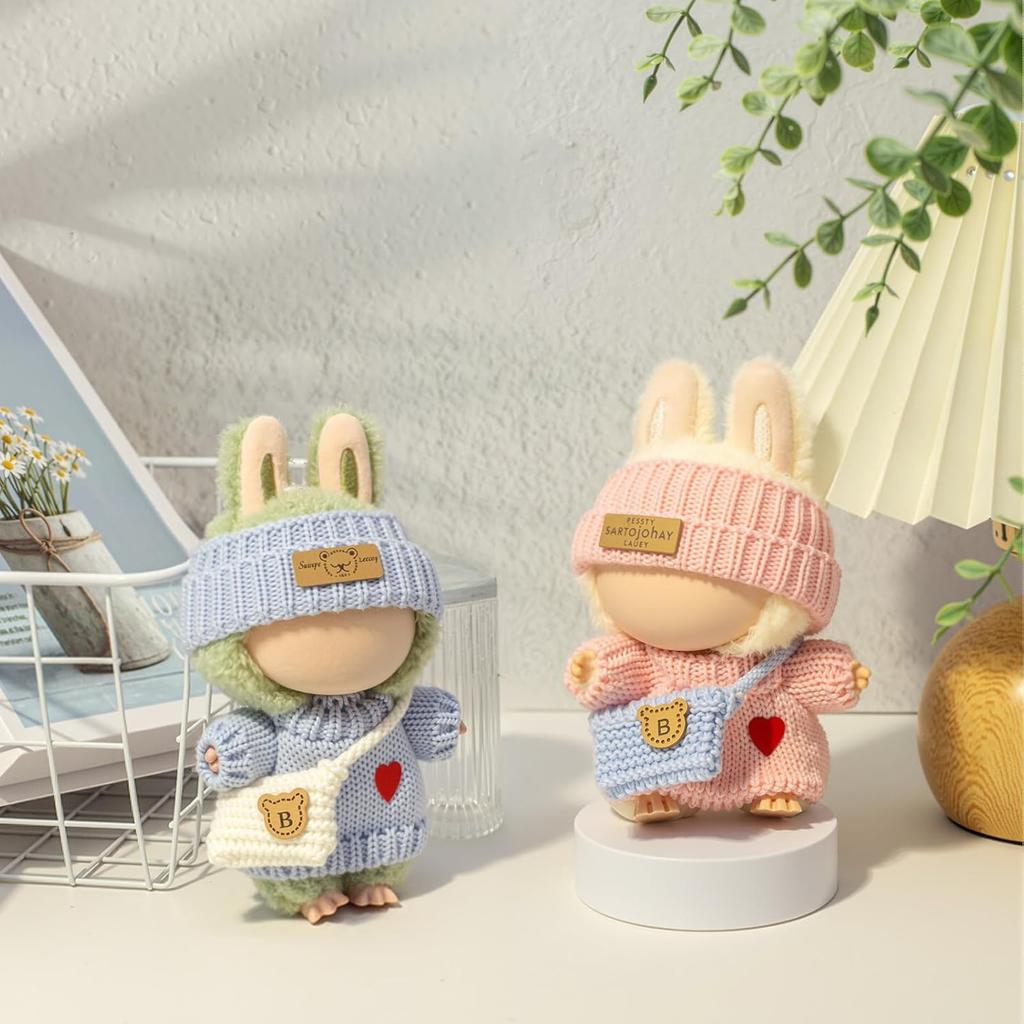 Cimoon Plush Clothes, Outfit Only, 15cm17cm Plush Doll Clothes, Cute Costume Dress-Up DIY Accessories, Doll Suit, Jumpsuit, Photo Path, Doll