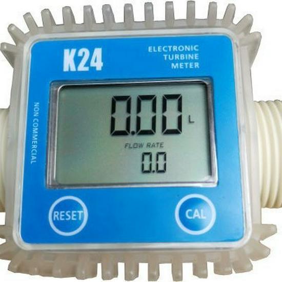 K24 Digital Electronic Turbine Flow Meter with Reset & Calibration – For Accurate Household Water Measurement