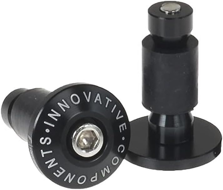 

2 Pcs CNC Aluminum Handlebar End Caps Fits 22mm Motorcycle Motorcycle Grip Caps Impact Protection & Easy Installation (Blue) синій