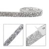 10mm Resin Rhinestone Ribbon Self Adhesive Diamond Ribbon Crystal Roll Glitter Resin Diamond Belt Bling For DIY Art Craft