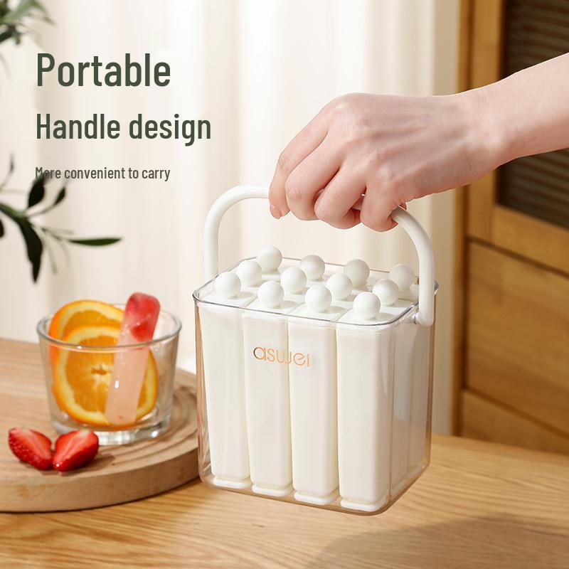 Summer Popsicle Mold: Easy-Release, Food-Grade Ice Stick Tray for Homemade Treats