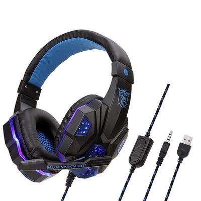 Professional Led Light Wired Gaming Headphones With Microphone For Ps4 Ps5 Xbox Computer Bass Stereo Pc Gaming Headset Gifts