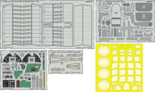 

Eduard 1/32 Big Ed Набор деталей для Hawker Sea Hurricane Mk.IIc (для Ревелла) Пластиковый модельный набор Детали EDUBIG33171 (Самолет)
