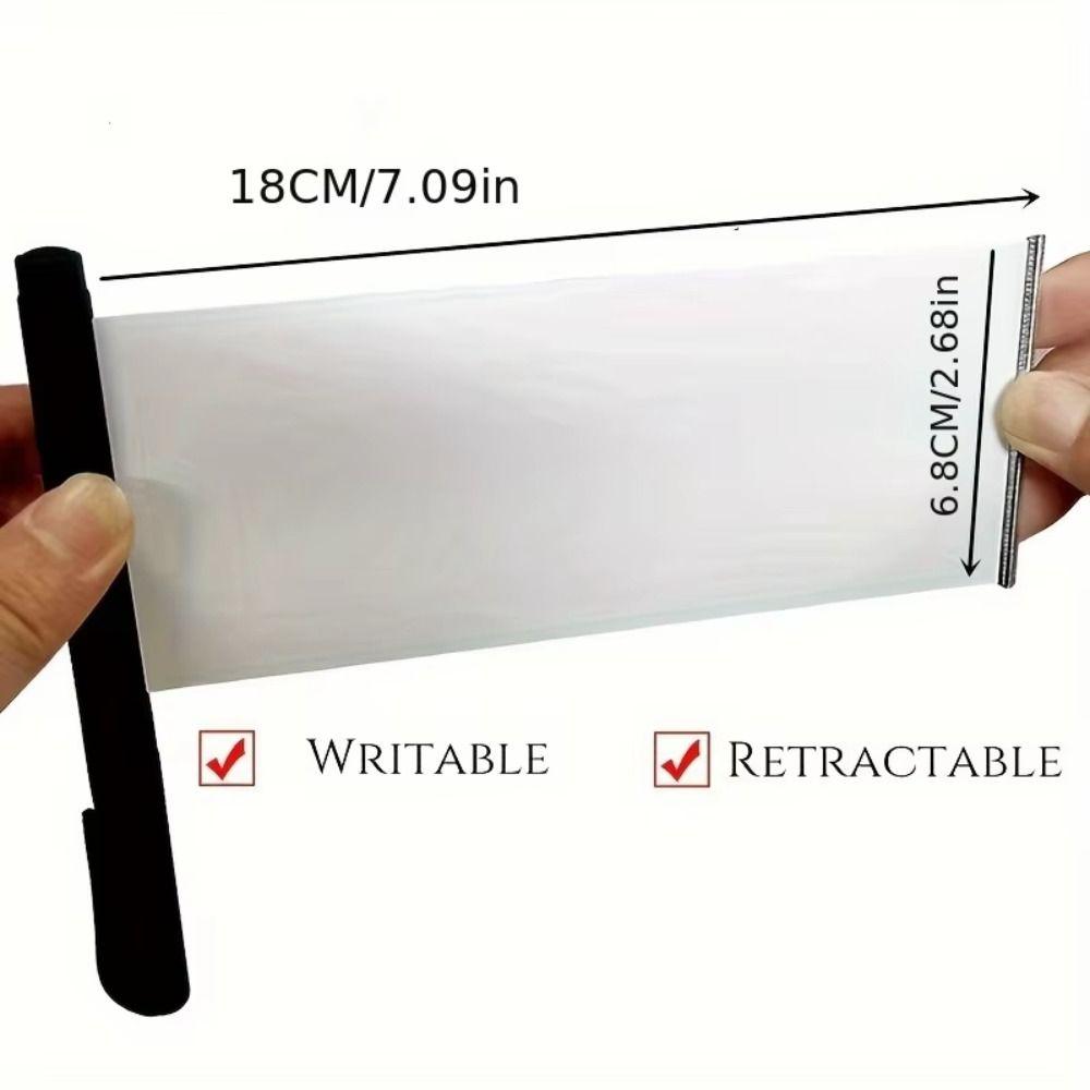 Exams and Notes Retractable Invisible Pen Educational Neutral Pen Pull Paper Pen Secret Information Black Notes Paper Pen