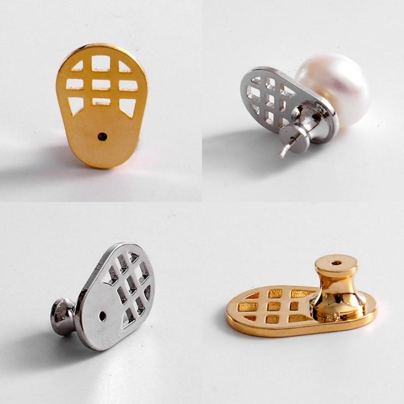 Upgraded Earring Support Backs Secure Earring Support For Drooping Ears Ergonomic Design Sophisticated Metal
