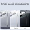 4pcs Car Door Protector Black White Clolor Auto Edge Corner Guard Protective Bumper Sticker Vehicle Door Protector Accessory