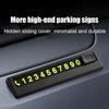 Temporary Parking Card Stop Sign Telephone Number Plate Parking Car Sign Luminous Plate Universal Digital Temporary Phone Number