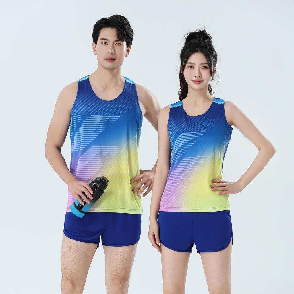 Men's Quick-Dry Track & Field Marathon Vest Set for Students & Athletes