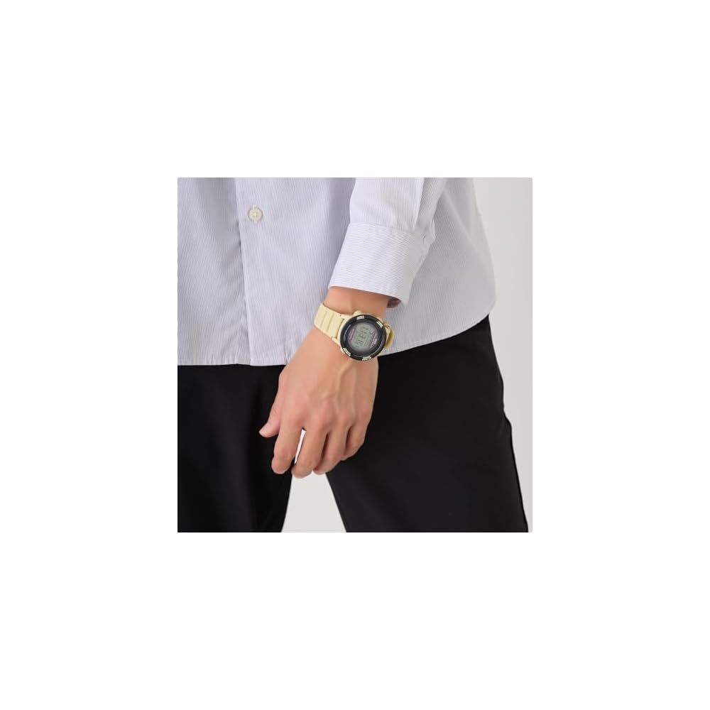 Citizen Q&Q Digital Solar Waterproof Watch Date Urethane Strap Beige Men's
