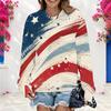 Plus Size Womens Crew Neck Long Sleeve Pullover Soft Loose Casual Daily Street Leisure Sweatshirt