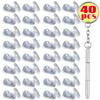 20pair Eyeglasses Nose Pads with Screwdriver Soft Silicone Air Chamber Glasses Anti-slip Nose Pad Screw Replacement Repair Tools