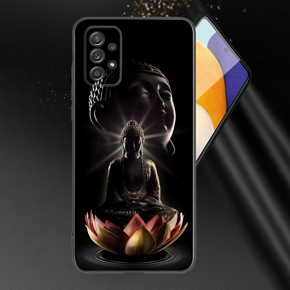 Lord Buddha Phone Case For Samsung Galaxy A13,A21s,A22,A31,A32,A52,A53,A71,A80,A91 Soft Black Phone Cover