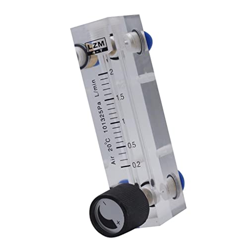 B Baosity Flow Meter, Gas Flow Meter, Oxygen/Air Flow Meter, Panel Type, Air Flow Meter, 0.2-2L
