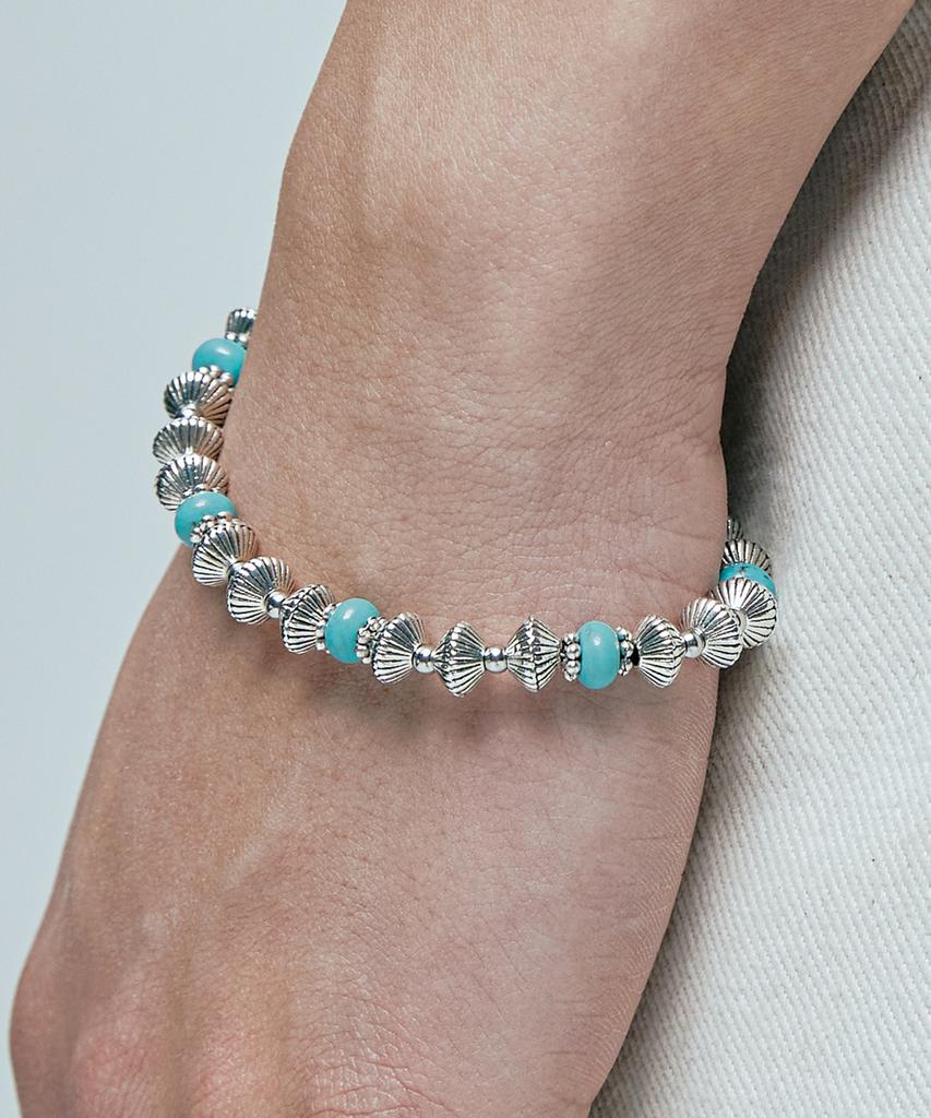 Knd Navajo Turquoise Bead Bracelet