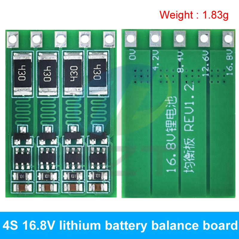 TZT 1/3pcs 2S 3S 4S Balance Board 8.4V 12.6V 16.8V 18650 Polymer Li-ion Lithium Battery Balancer BMS 100mA Balanced Current