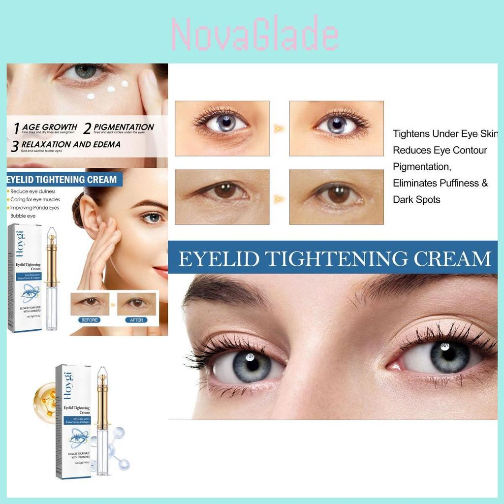 Hoygi Eye Firming Cream For Dark Circles Hydrating Moisturizing Skin Brightening 3g